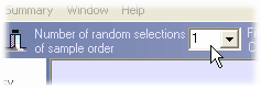 random selections